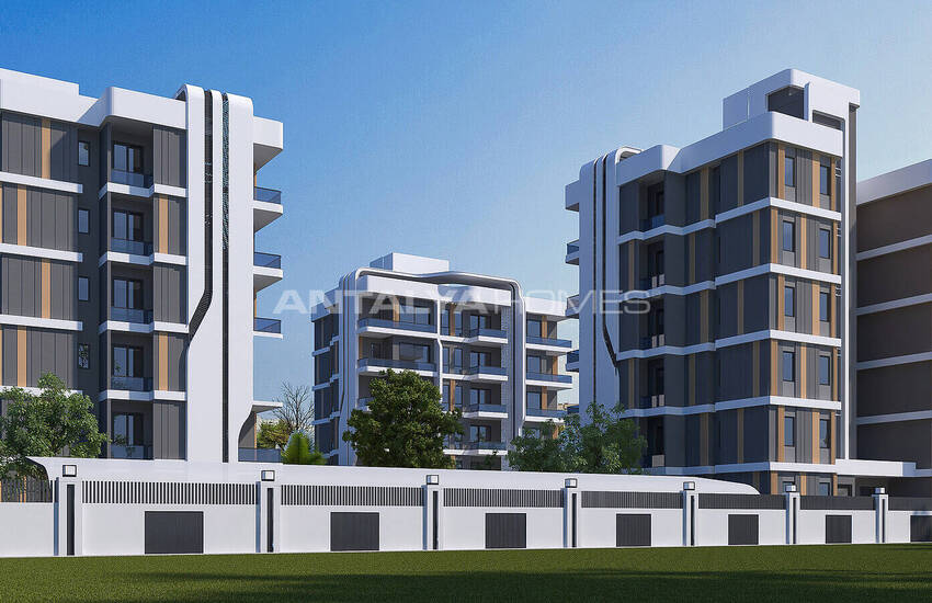 Properties in Complex with Basketball Court in Antalya Aksu 3