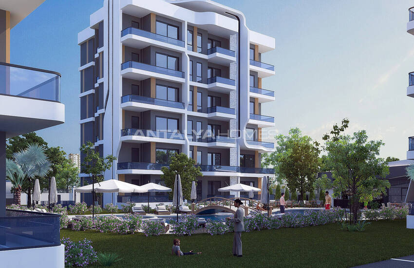 Properties in Complex with Basketball Court in Antalya Aksu 4