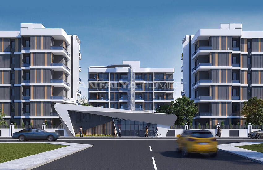 Properties in Complex with Basketball Court in Antalya Aksu 1