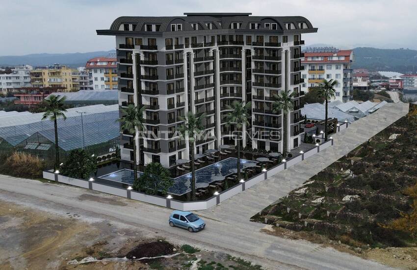 Sea and City View Apartments for Sale in Alanya Payallar
