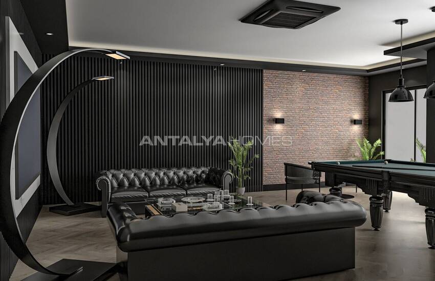 Alanya Payallar'da Site İçinde Deniz ve Şehir Manzaralı Daireler 5