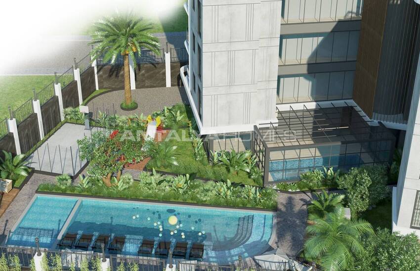 Flats for Sale in a Complex with Rich Features in Oba, Alanya 3
