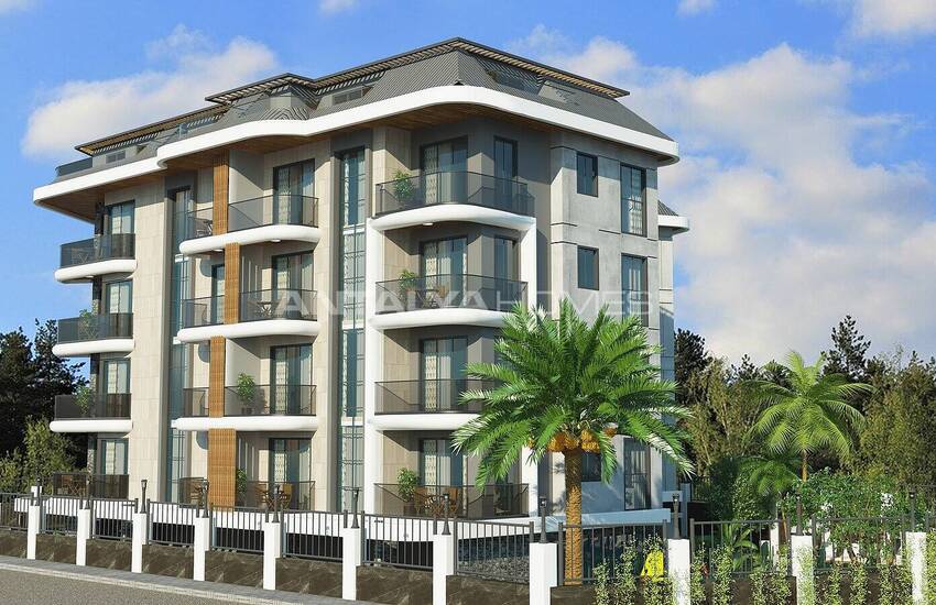 Flats for Sale in a Complex with Rich Features in Oba, Alanya