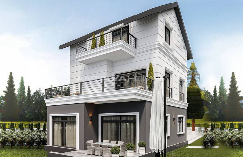 Triplex Houses in the Neovilla Project Near the Golf Courses in Belek