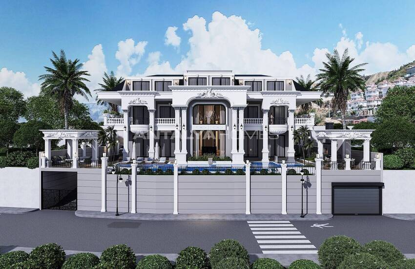Luxueuse Villa Exceptionnelle Vue Mer À Alanya Kargicak
