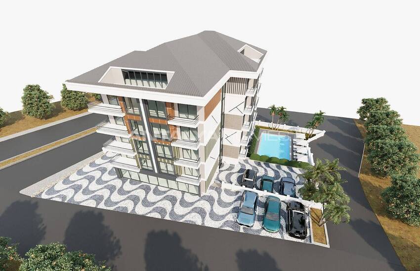 Luxe Apartments in a Complex with Communal Pool in Alanya 2