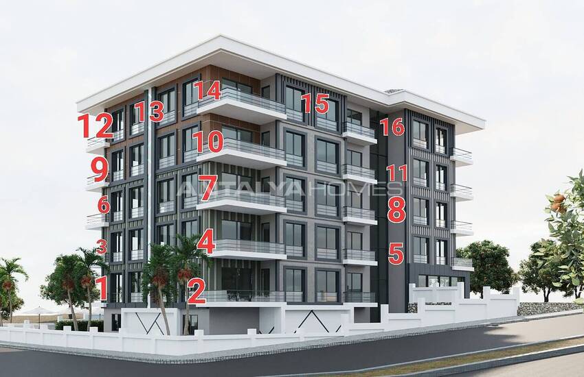 Luxe Apartments in a Complex with Communal Pool in Alanya 12