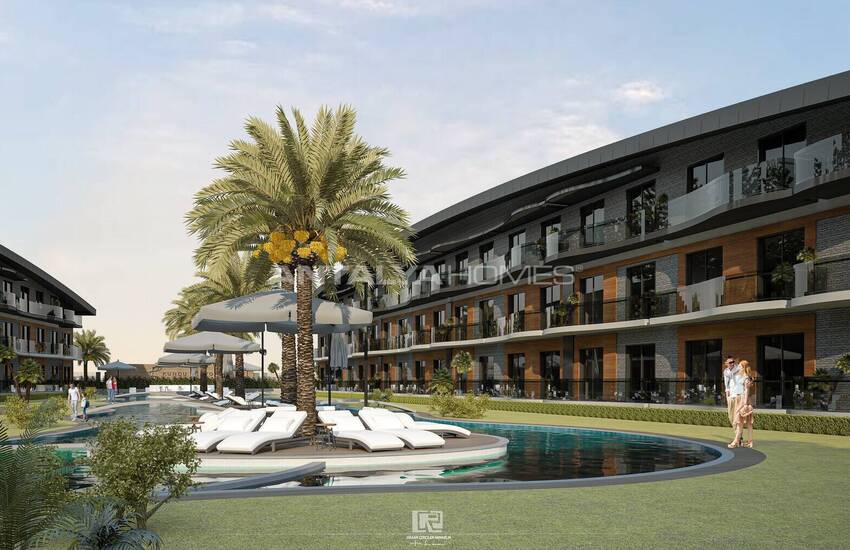 Högkvalitativa Lägenheter I Kundu Kanyon-projektet I Antalya