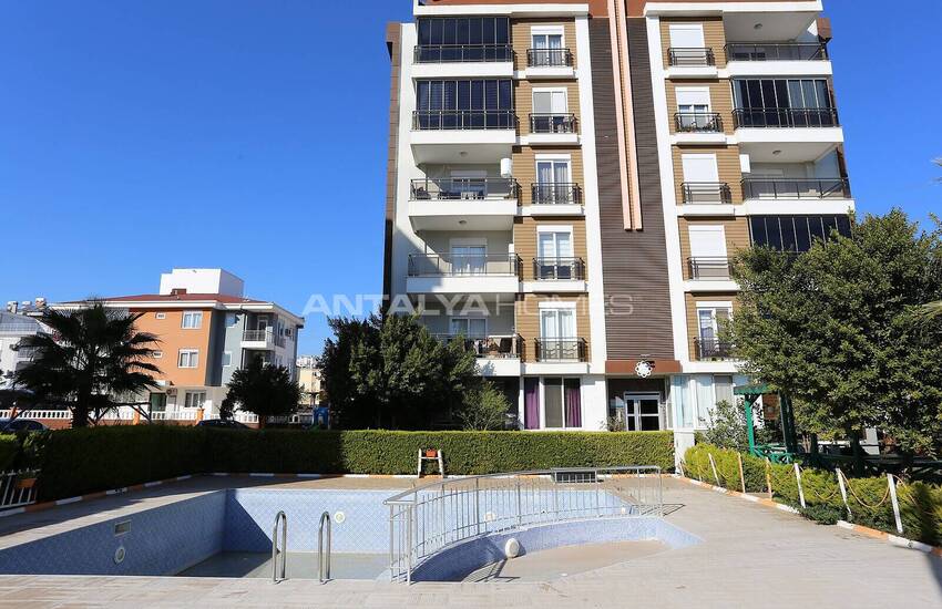 Stilvolle Wohnung Im Komplex Mit Pool In Kepez Karsiyaka 1