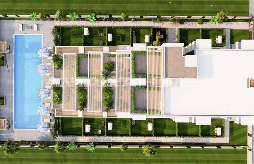 شقق في مشروع تصميم خاص في أنطاليا ألتنطاش 10