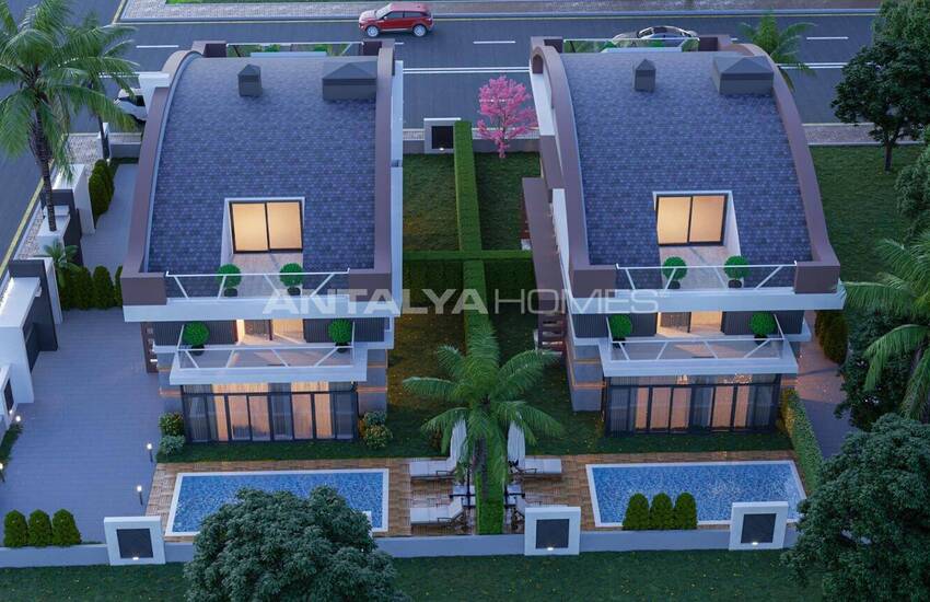 Semi-detached Villas with Private Pools and Gardens in Kundu 7