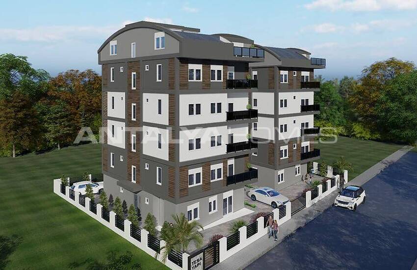 New and Stylish 2+1 Flats with Natural Gas in Antalya 1