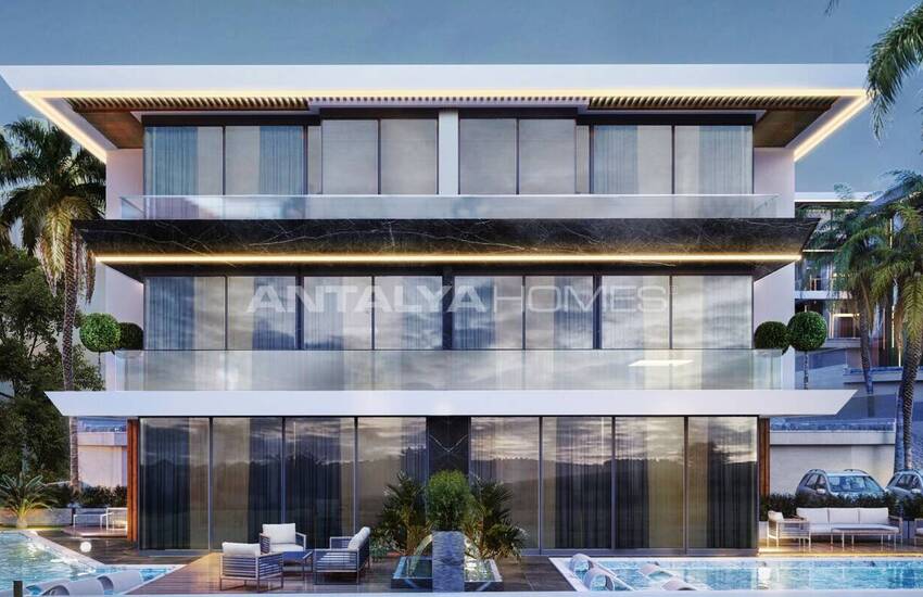 Nouvelles Maisons Triplex Avec Piscine Privée À Alanya 2