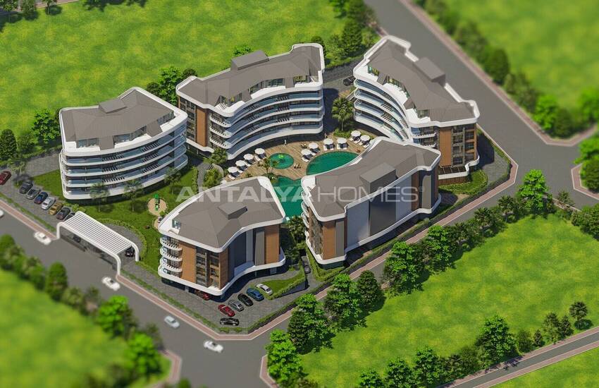Immobiliers Résidentiels Modernes À Oba Alanya 6