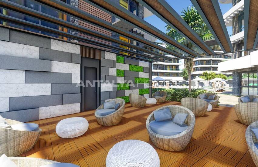 Immobiliers Résidentiels Modernes À Oba Alanya 14