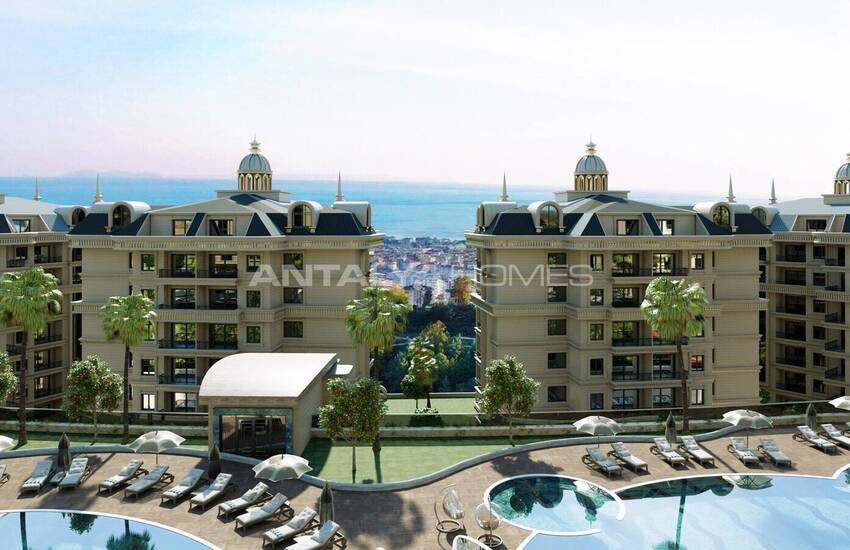 First Class Apartments From Luxury Project in Alanya