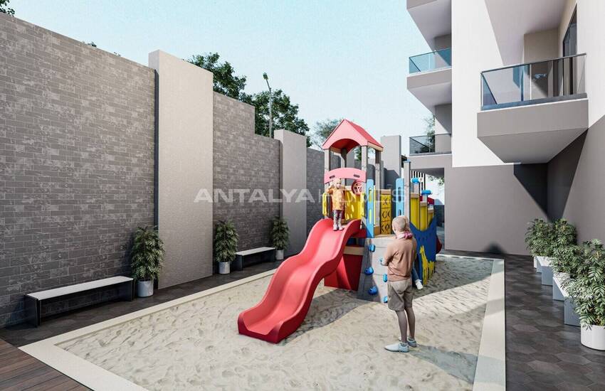 شقق مريحة مطلة على البحر في مجمع السكني مع مسبح في ألانيا 4