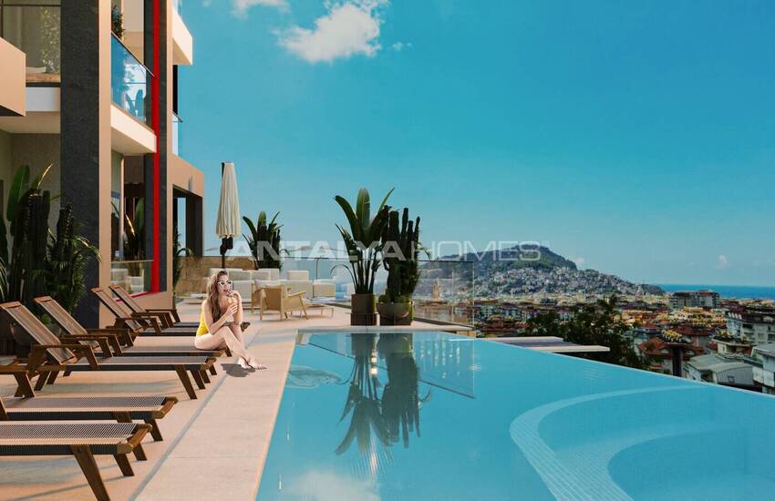 Sea View Flats with Smart House System in Alanya