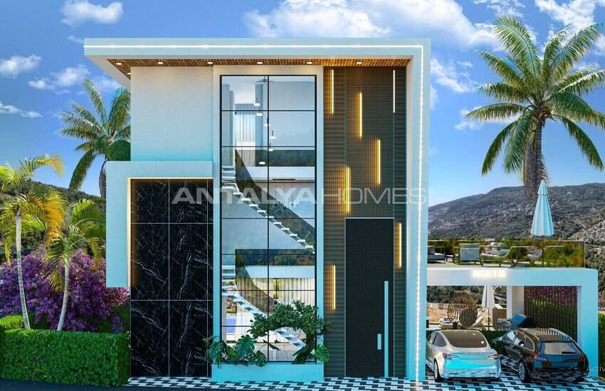 Alanya Bektaş'ta Satılık Havuzlu Müstakil Villalar 5