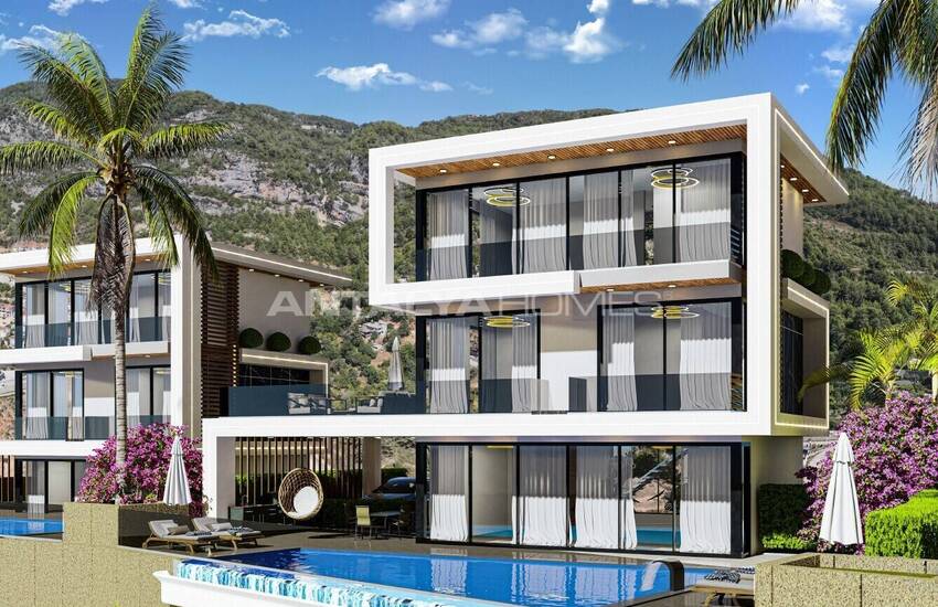 Alanya Bektaş'ta Satılık Havuzlu Müstakil Villalar 6