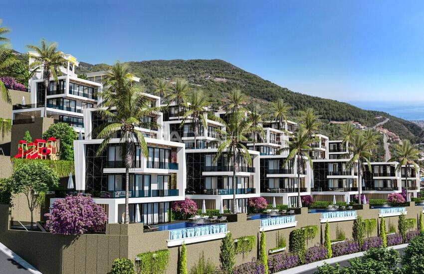 Alanya Bektaş'ta Satılık Havuzlu Müstakil Villalar 4