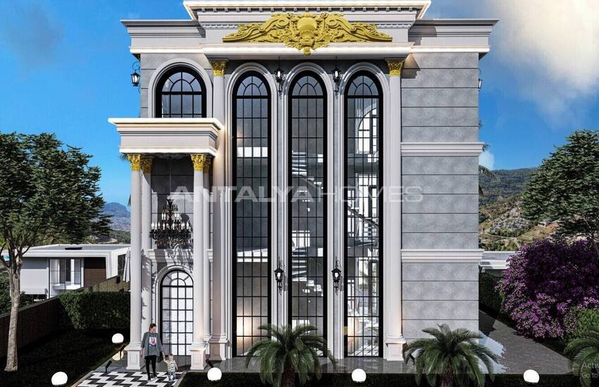 Alanya Bektaş'ta Satılık Havuzlu Müstakil Villalar 9