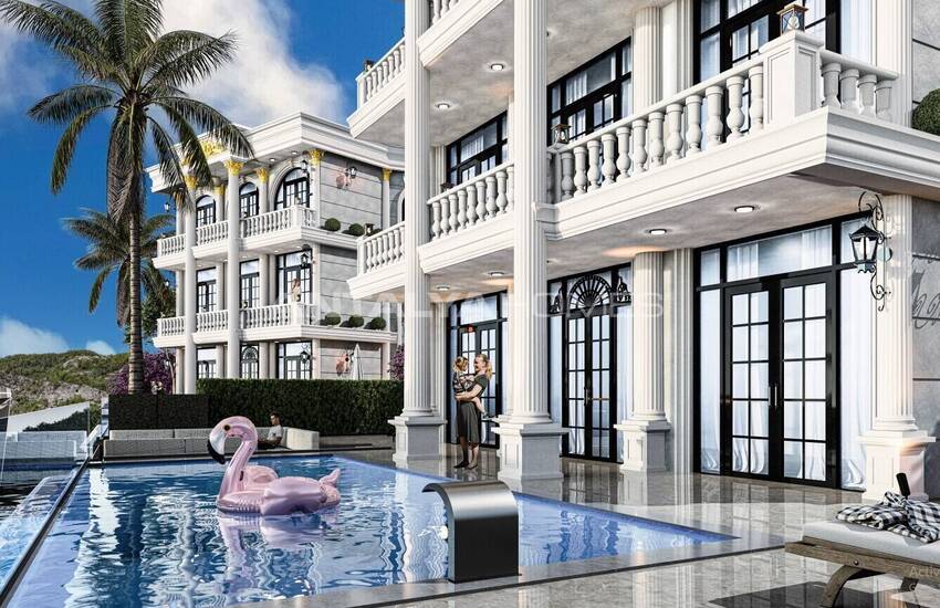 Alanya Bektaş'ta Satılık Havuzlu Müstakil Villalar 10