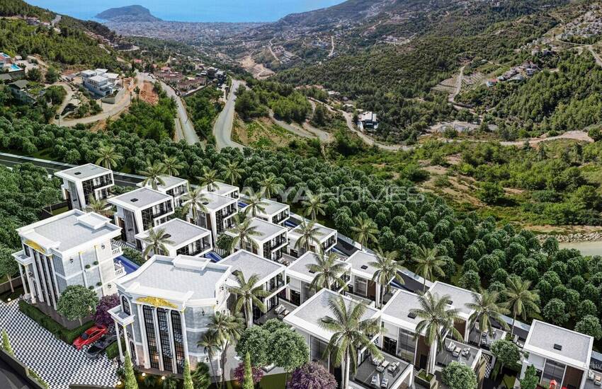 Alanya Bektaş'ta Satılık Havuzlu Müstakil Villalar 3