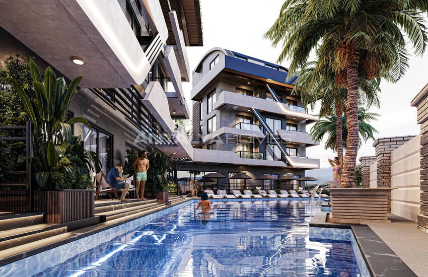 Appartements En Complexe Près Des Commodités À Alanya Turquie