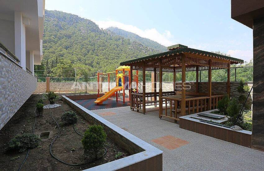 Furnished Mezzanine Flat with Mountain View in Antalya 6