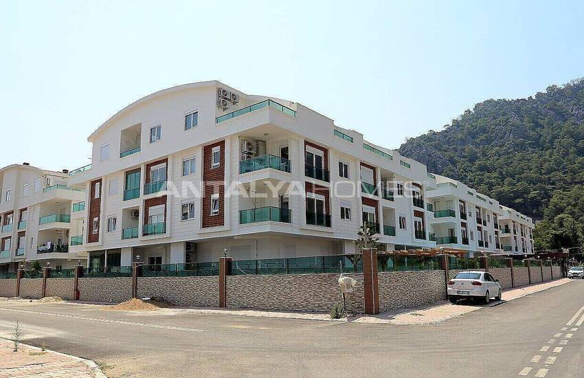 Furnished Mezzanine Flat with Mountain View in Antalya