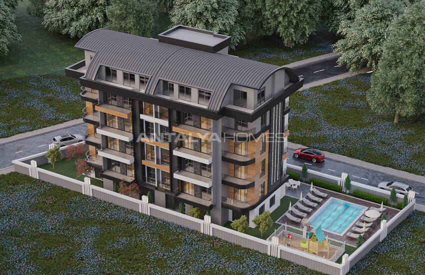 Sea View Luxury Smart Apartments for Sale in Payallar Alanya