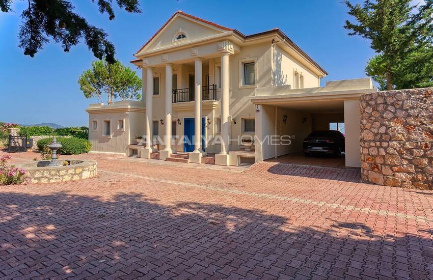 Fristående Hus Med Fantastisk Utsikt Över Havet Och Ön I Kas 14