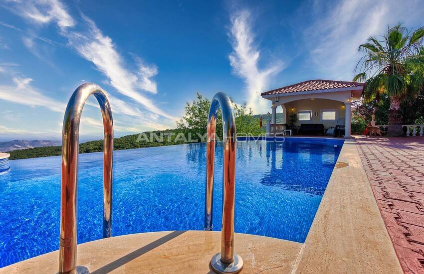 Fristående Hus Med Fantastisk Utsikt Över Havet Och Ön I Kas 3