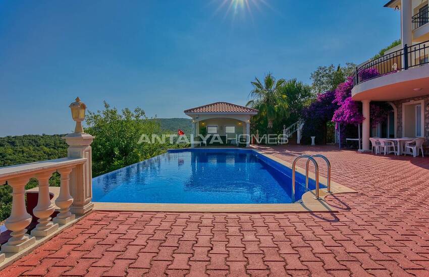 Fristående Hus Med Fantastisk Utsikt Över Havet Och Ön I Kas 4