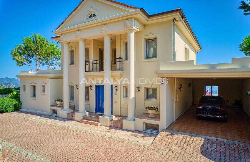 Fristående Hus Med Fantastisk Utsikt Över Havet Och Ön I Kas 22