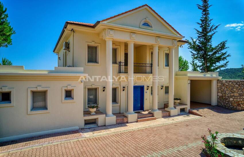 Fristående Hus Med Fantastisk Utsikt Över Havet Och Ön I Kas 23