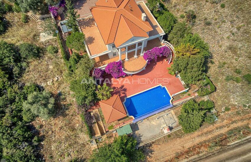 Fristående Hus Med Fantastisk Utsikt Över Havet Och Ön I Kas 25