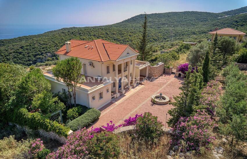 Fristående Hus Med Fantastisk Utsikt Över Havet Och Ön I Kas 27