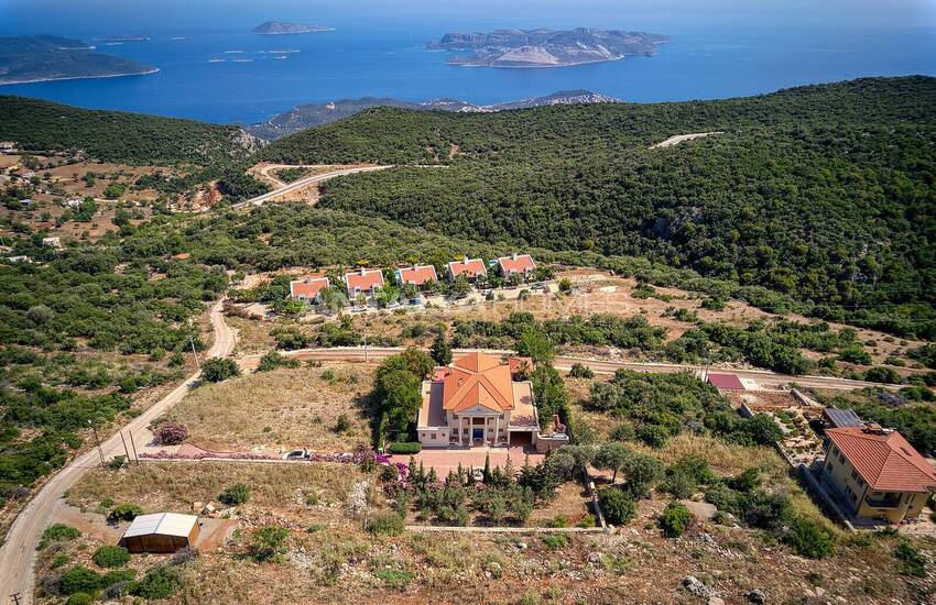 Fristående Hus Med Fantastisk Utsikt Över Havet Och Ön I Kas 32