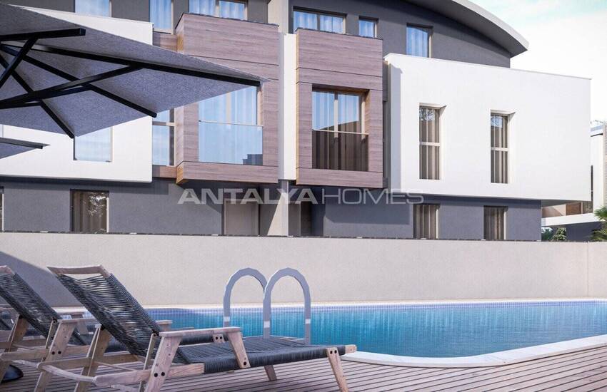 Half Vrijstaande Huizen Met Lift In Antalya Dosemealti 9