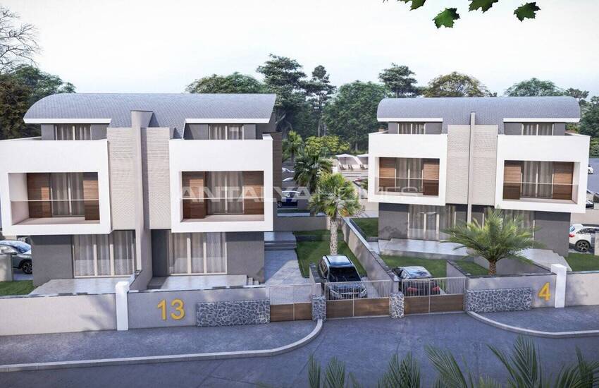 Half Vrijstaande Huizen Met Lift In Antalya Dosemealti 7