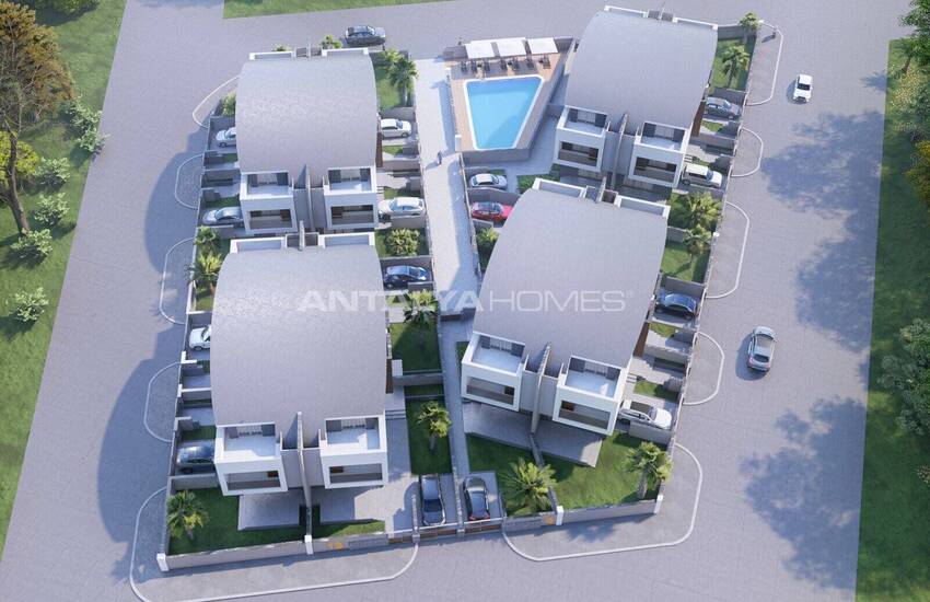 Half Vrijstaande Huizen Met Lift In Antalya Dosemealti 10