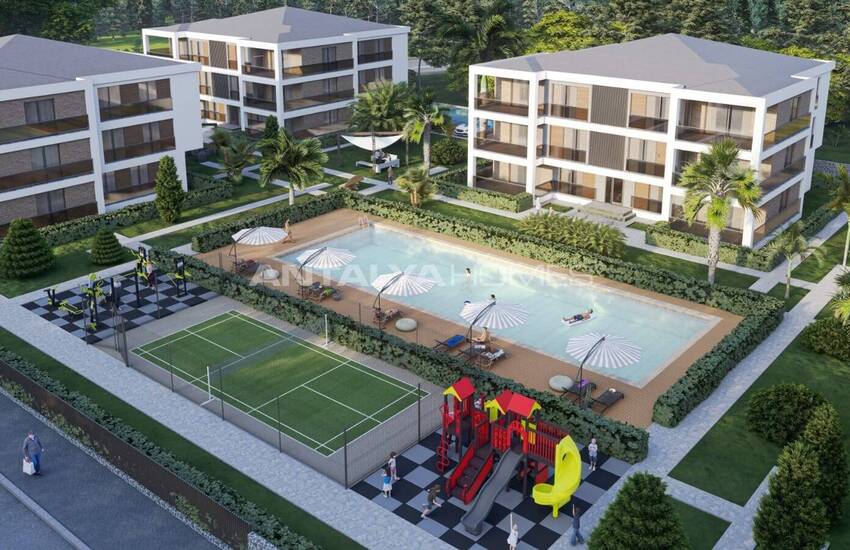 Modern Apartments in a Luxury Complex in Dosemealti Antalya