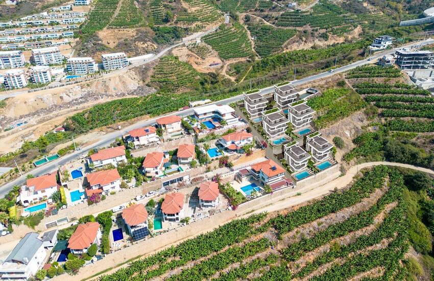 Villas Individuelles Luxueuses Vue Mer Et Ville À Alanya 2