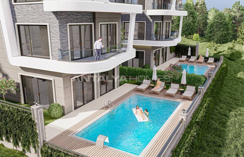 Villas Individuelles Luxueuses Vue Mer Et Ville À Alanya 6