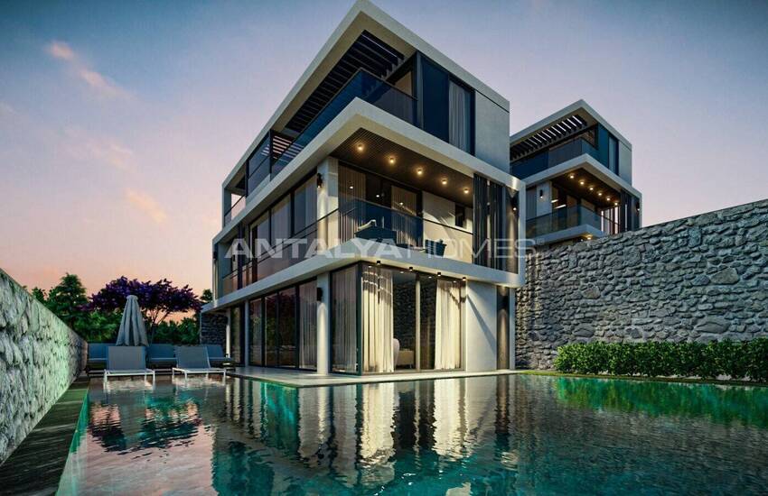 House with High Privacy and Rich Amenities in Antalya Kalkan 9
