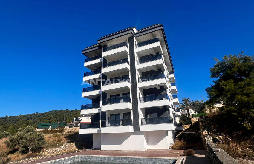 Avsallar'da Deniz ve Şehir Manzaralı Satılık Lüks Daireler 7