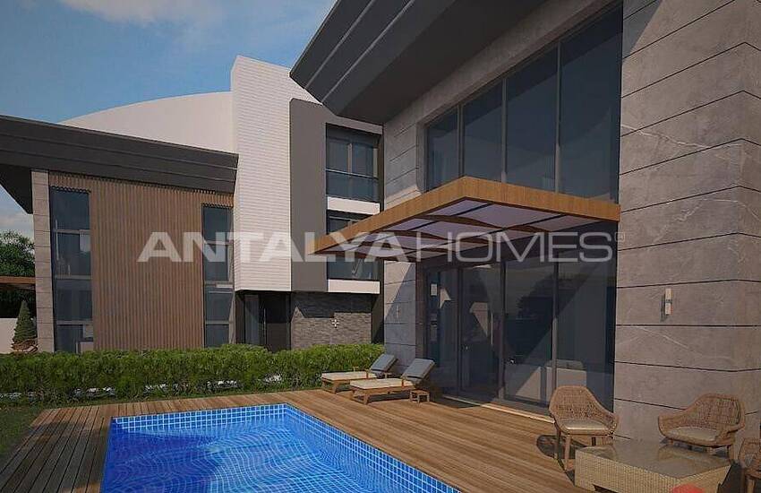 Сдвоенные Виллы с Личным Бассейном и Садом в Анталии 3