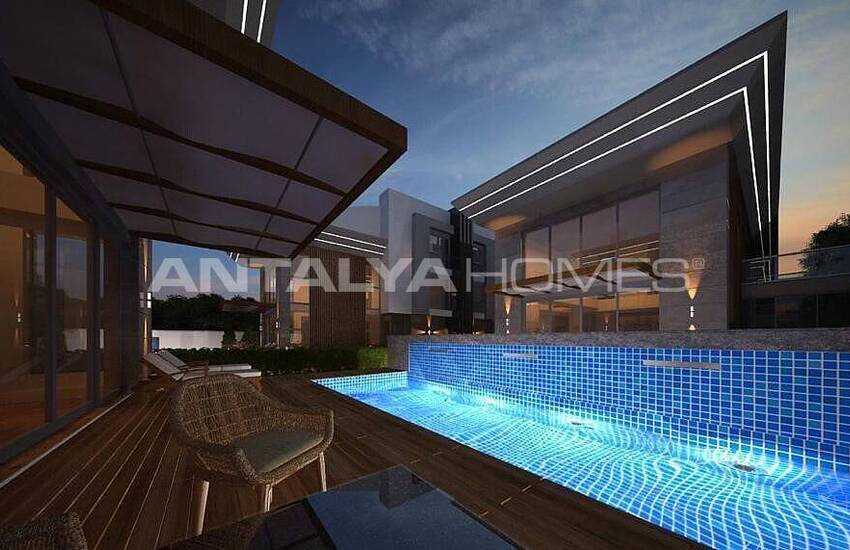 Сдвоенные Виллы с Личным Бассейном и Садом в Анталии 4